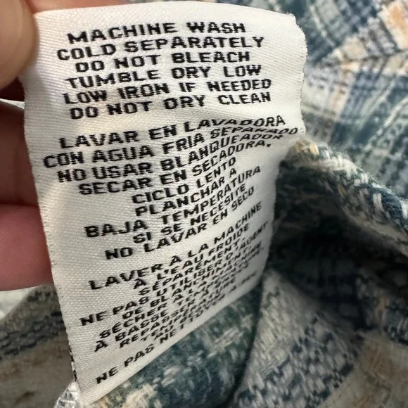 Boston Traders‎ Plaid Shirt Jacket Womens Medium Button Up Flannel Coat Casual - Picture 4 of 5